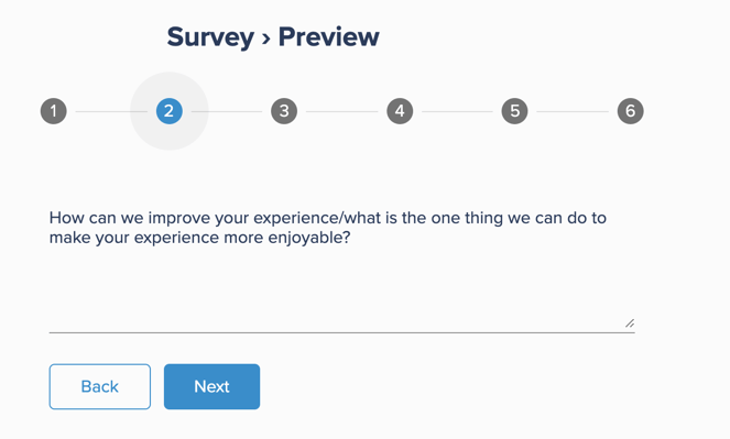 Customer feedback platform surveys